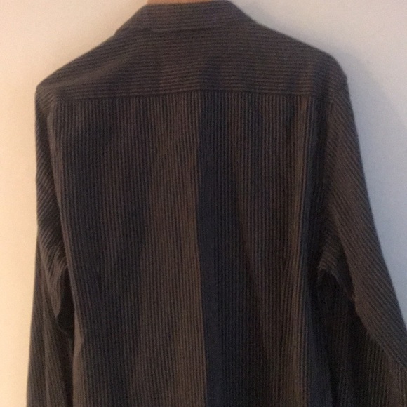 Keneth Cole Reaction Striped Gangster Style Dress Shirt Boss! - Picture 4 of 4